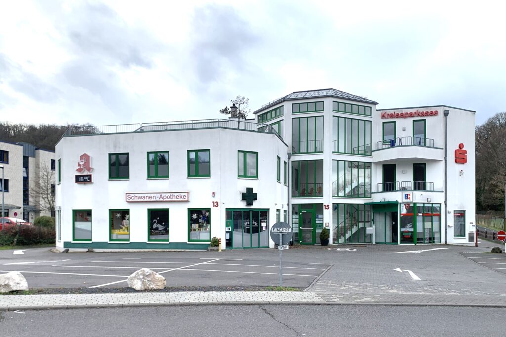 Außenansicht der Praxis im Bendenweg 15 in Bad Münstereifel